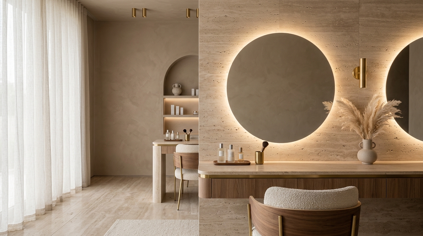 Aura Makeup Studio Interior in Kareli, Prayagraj
